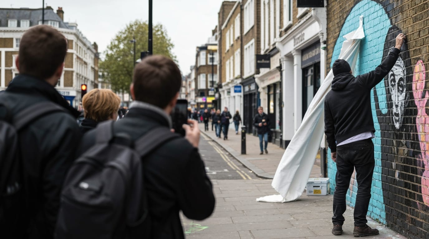 Banksy Unveils Poignant New London Mural as Year Draws to a Close