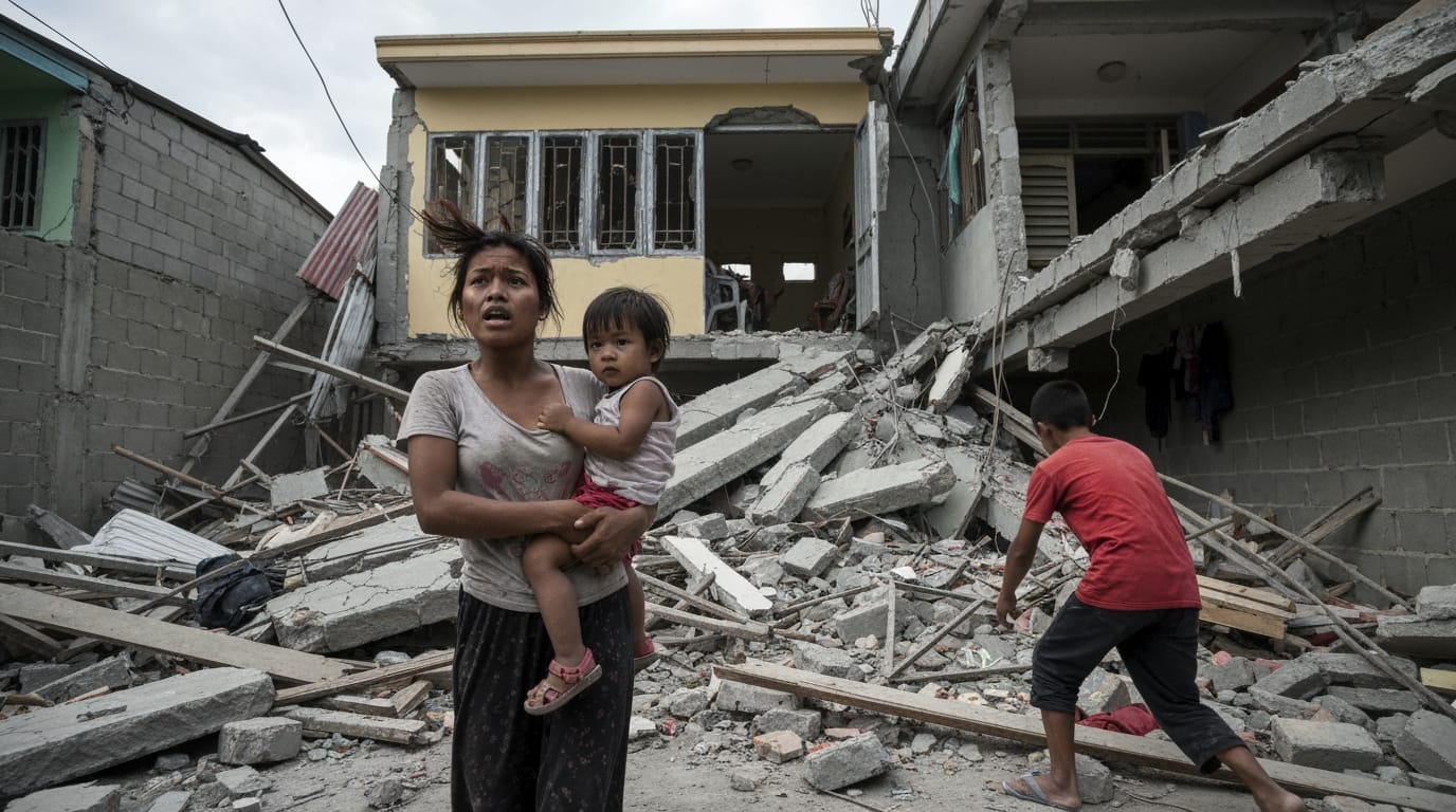 Powerful 7.8 Magnitude Earthquake Rocks Southern Philippines, Displacing Over 20,000