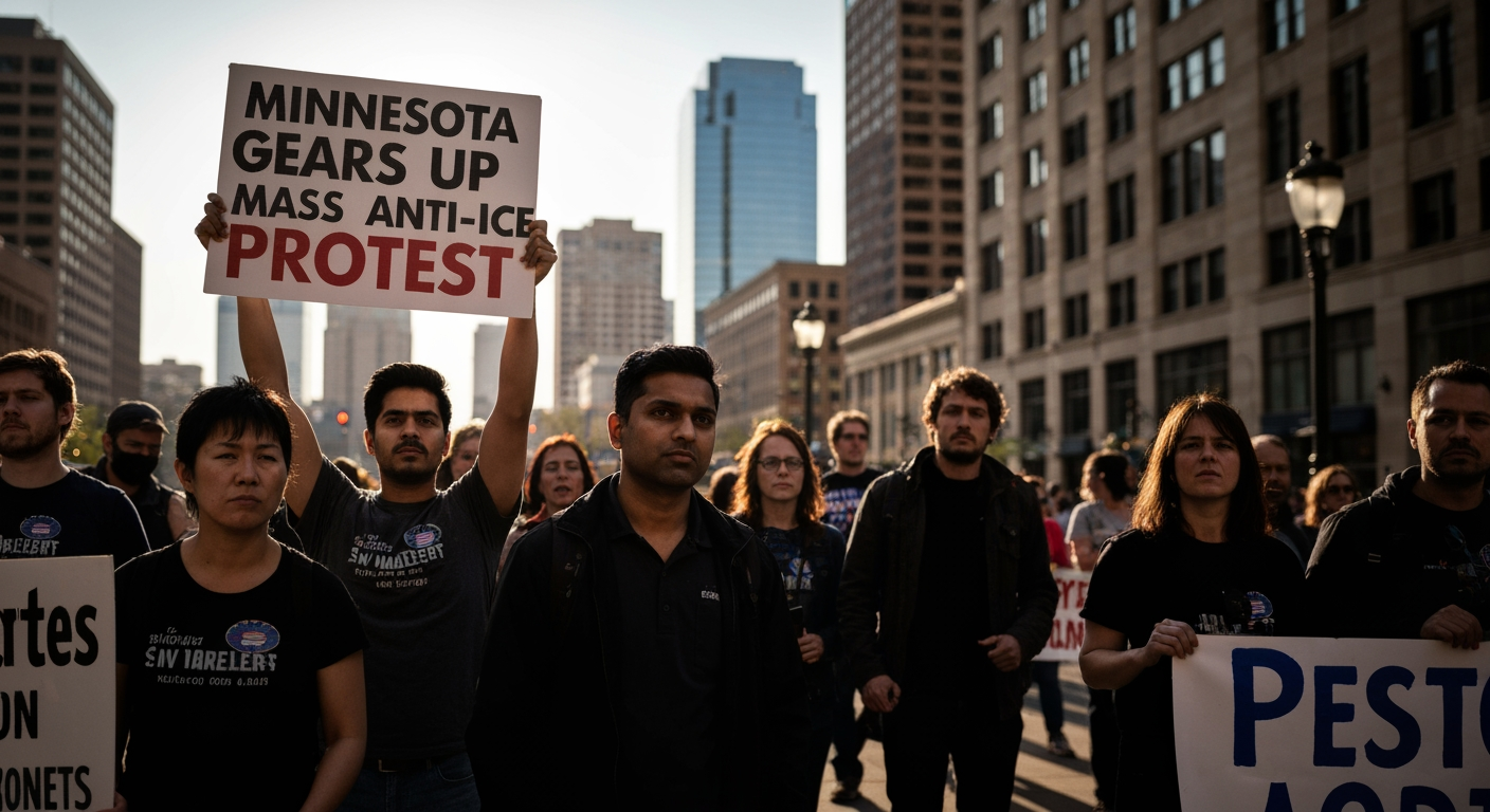 Minnesota Braces for Mass Anti-ICE Protest Amid Escalating Tensions