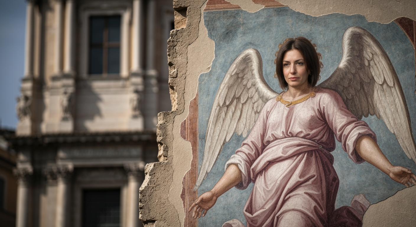 Roman Fresco Sparks National Debate as Angel Bears Striking Resemblance to Prime Minister Meloni
