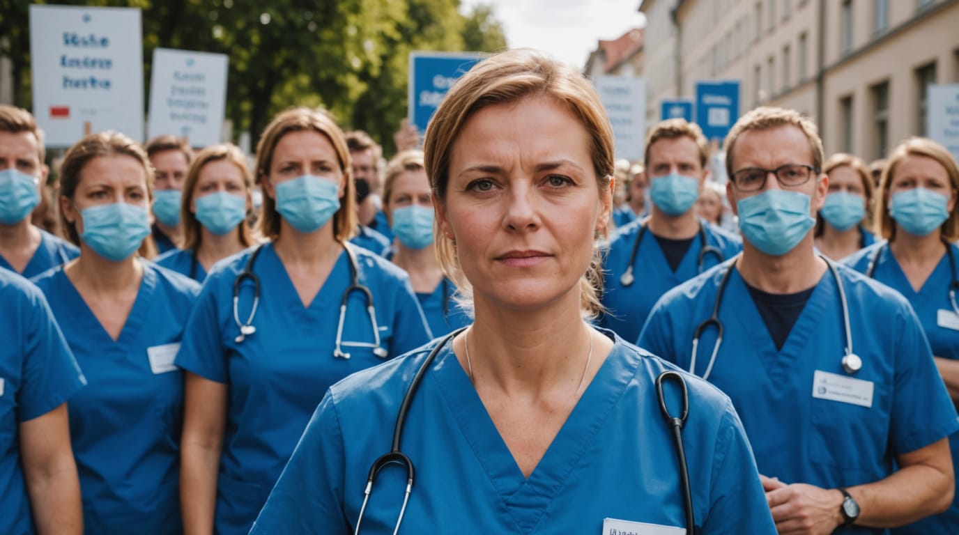 German Healthcare Workers Launch Nationwide Strike Over Pay and Conditions