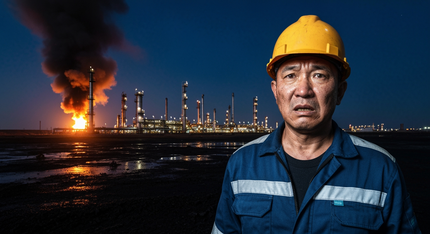 Kazakh Oil Output Plunges Amidst Escalating Drone Strikes on Russian Export Routes