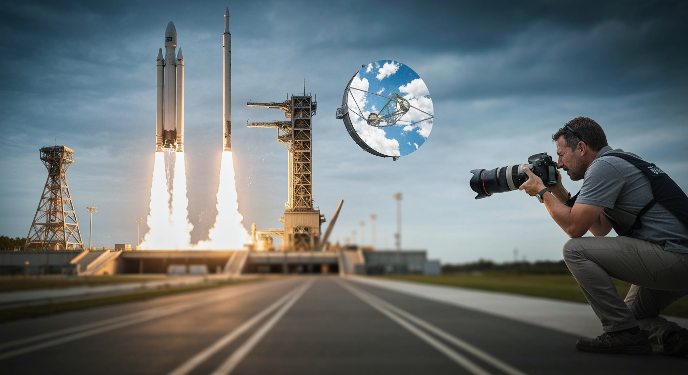 Spacecraft Launches in Dramatic Bid to Save 'Sinking' NASA Telescope