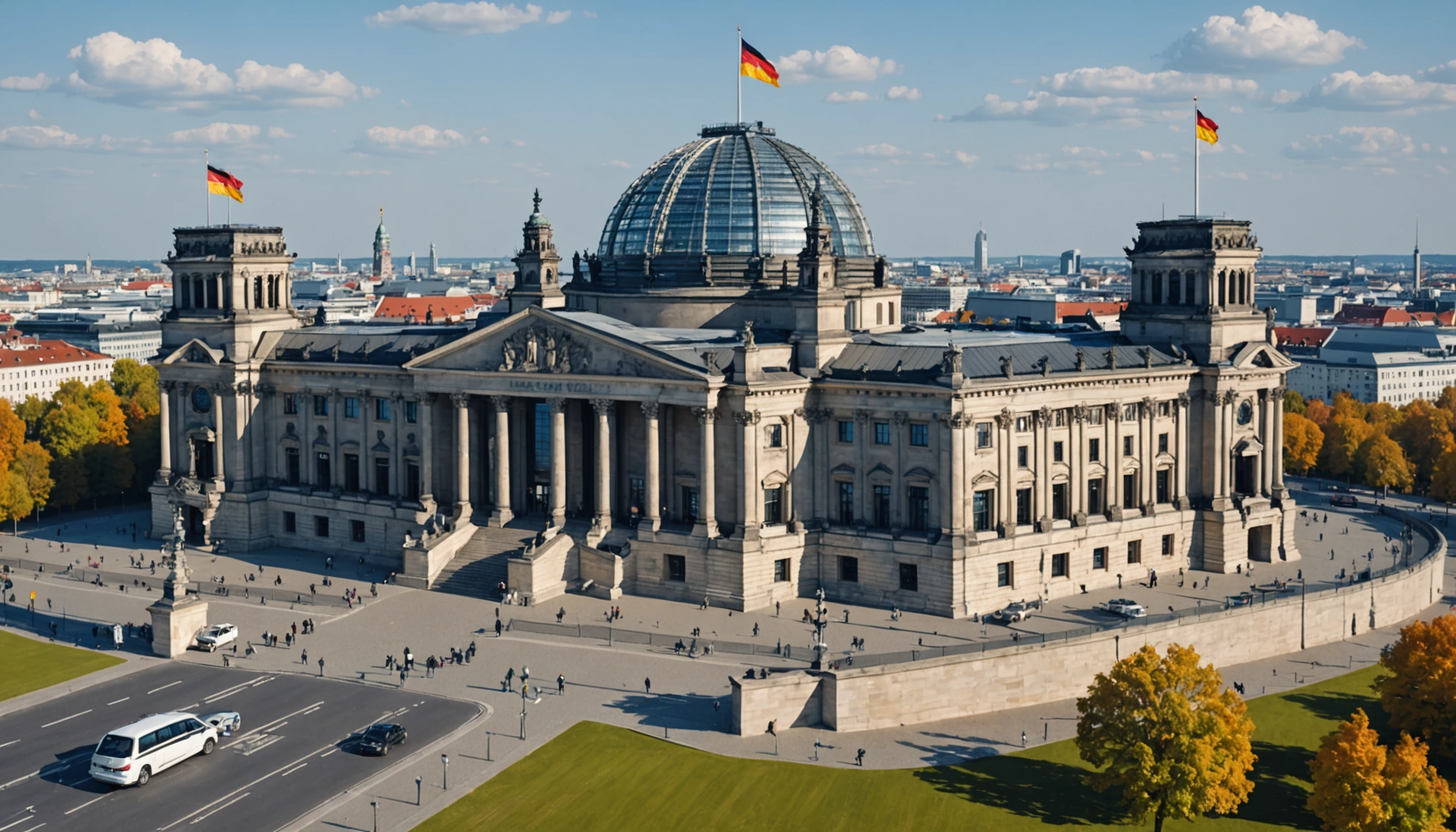 Berlin Celebrates 30th Anniversary of Christo and Jeanne-Claude's 'Wrapped Reichstag' with Dazzling Light Display