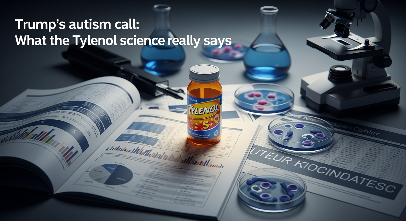 Trump's Autism Claims on Tylenol Face Scientific Pushback