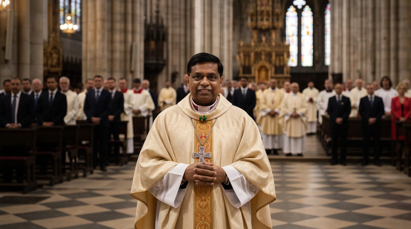 Germany Consecrates First Bishop of Indian Heritage in Historic Ceremony