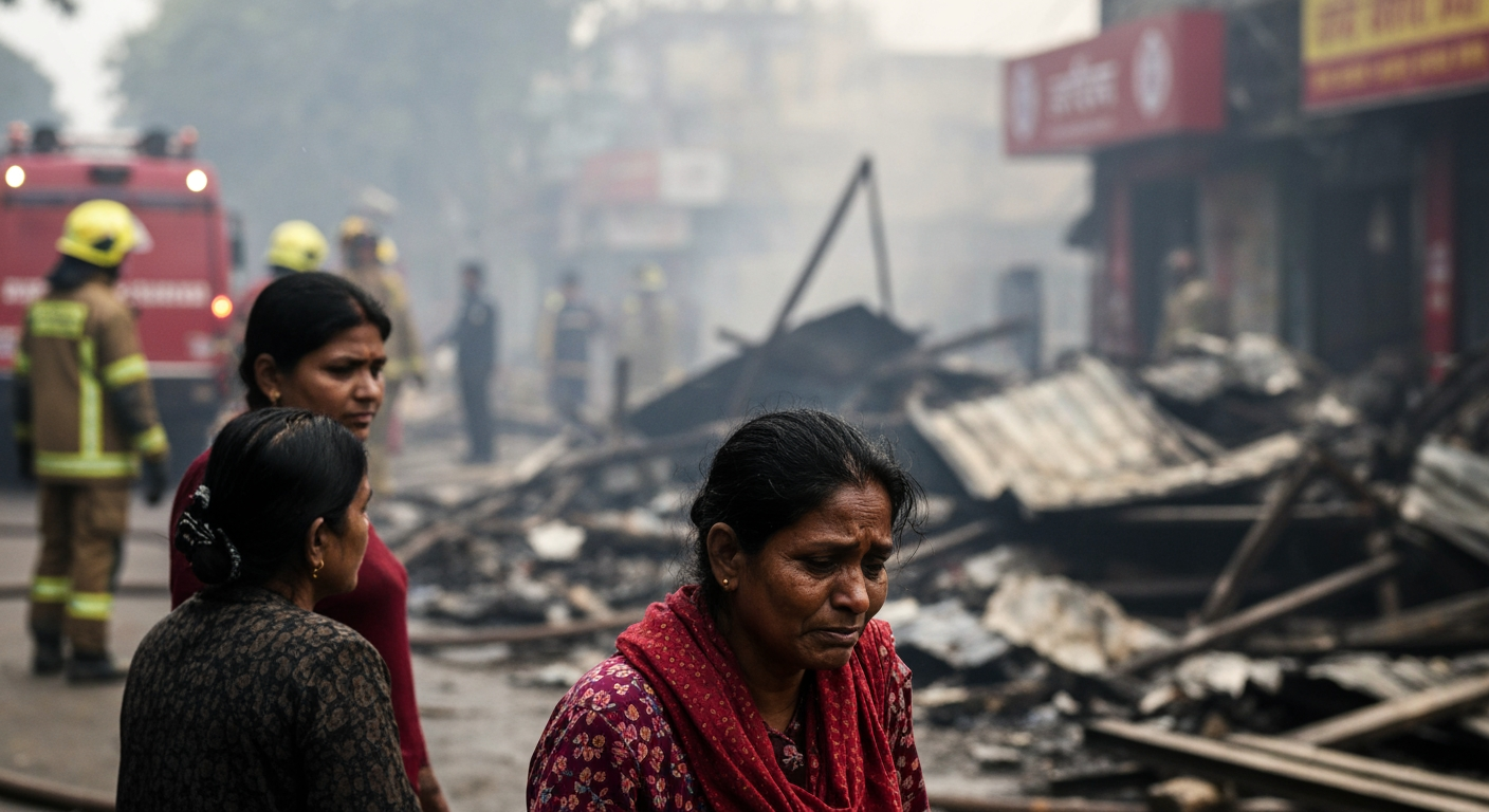 Deadly Blaze Claims 21 Lives in South Delhi Hotel, Sparks Renewed Fire Safety Concerns