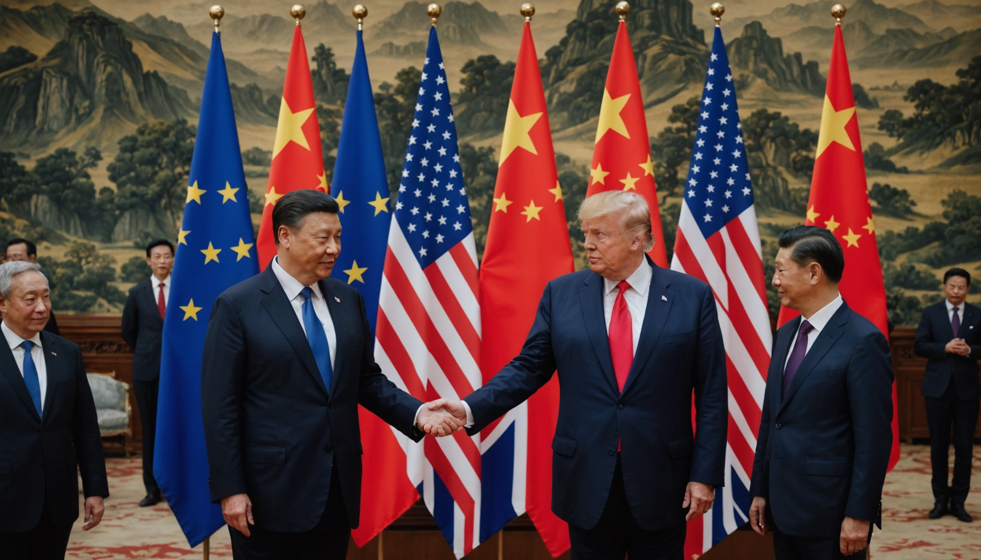 Trump's Trade Deals with China and UK Squeeze the European Union