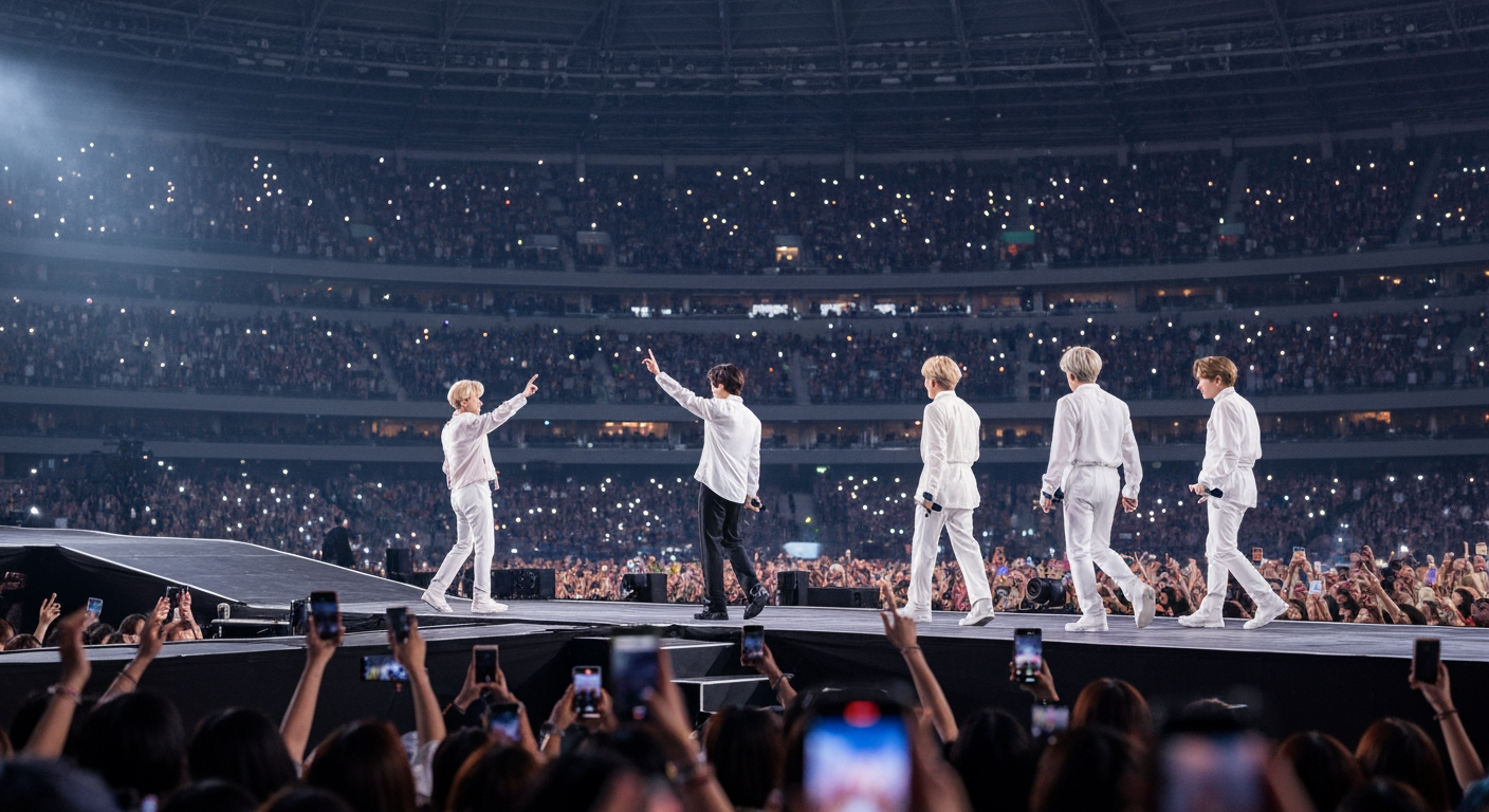 BTS Ignites Global Stage with Monumental 'Arirang' Reunion World Tour