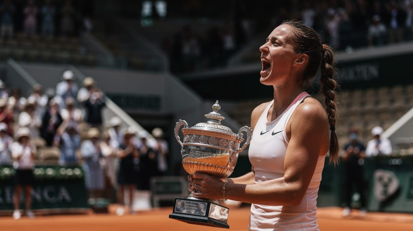 Andreeva Claims First Grand Slam Title at French Open, Youngest Champion Since Seles