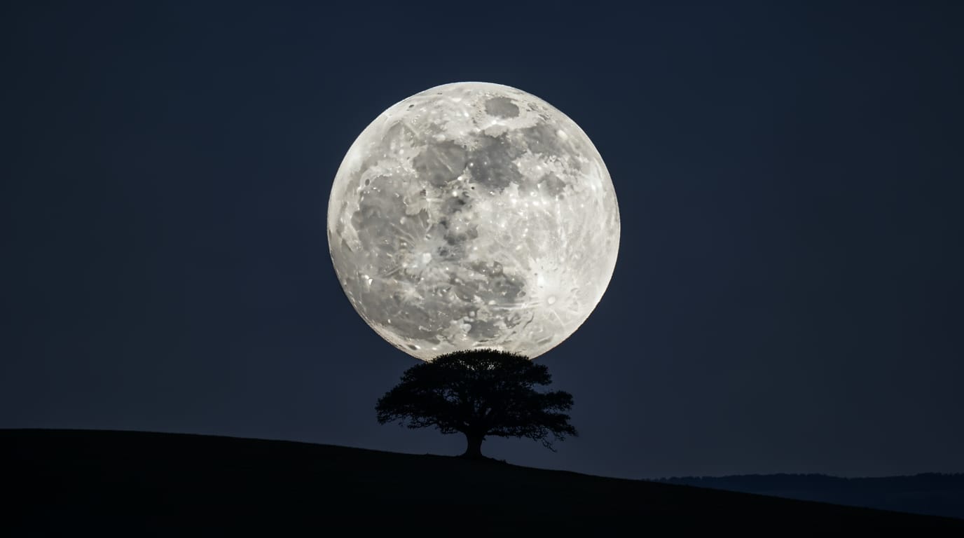 'Cold Supermoon' Caps Off 2025 with Dazzling December Display