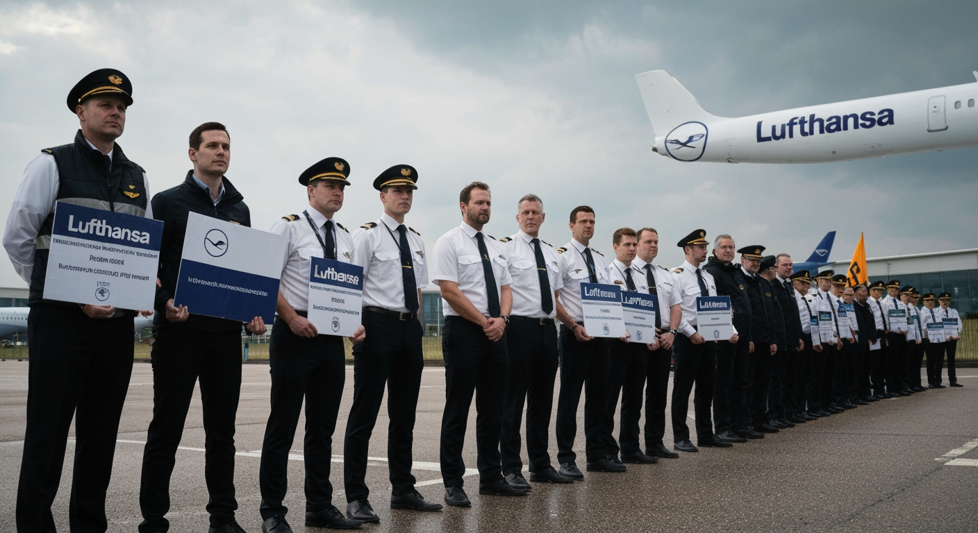 Lufthansa Faces Week of Air Travel Chaos as Pilots and Cabin Crew Stage Coordinated Strikes