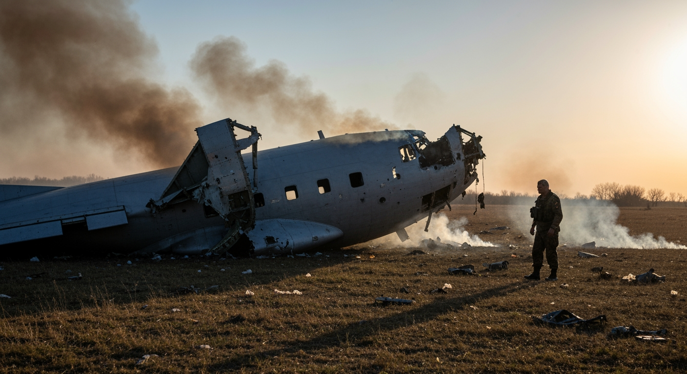 Russian Military Transport Plane Crash in Crimea Kills 29
