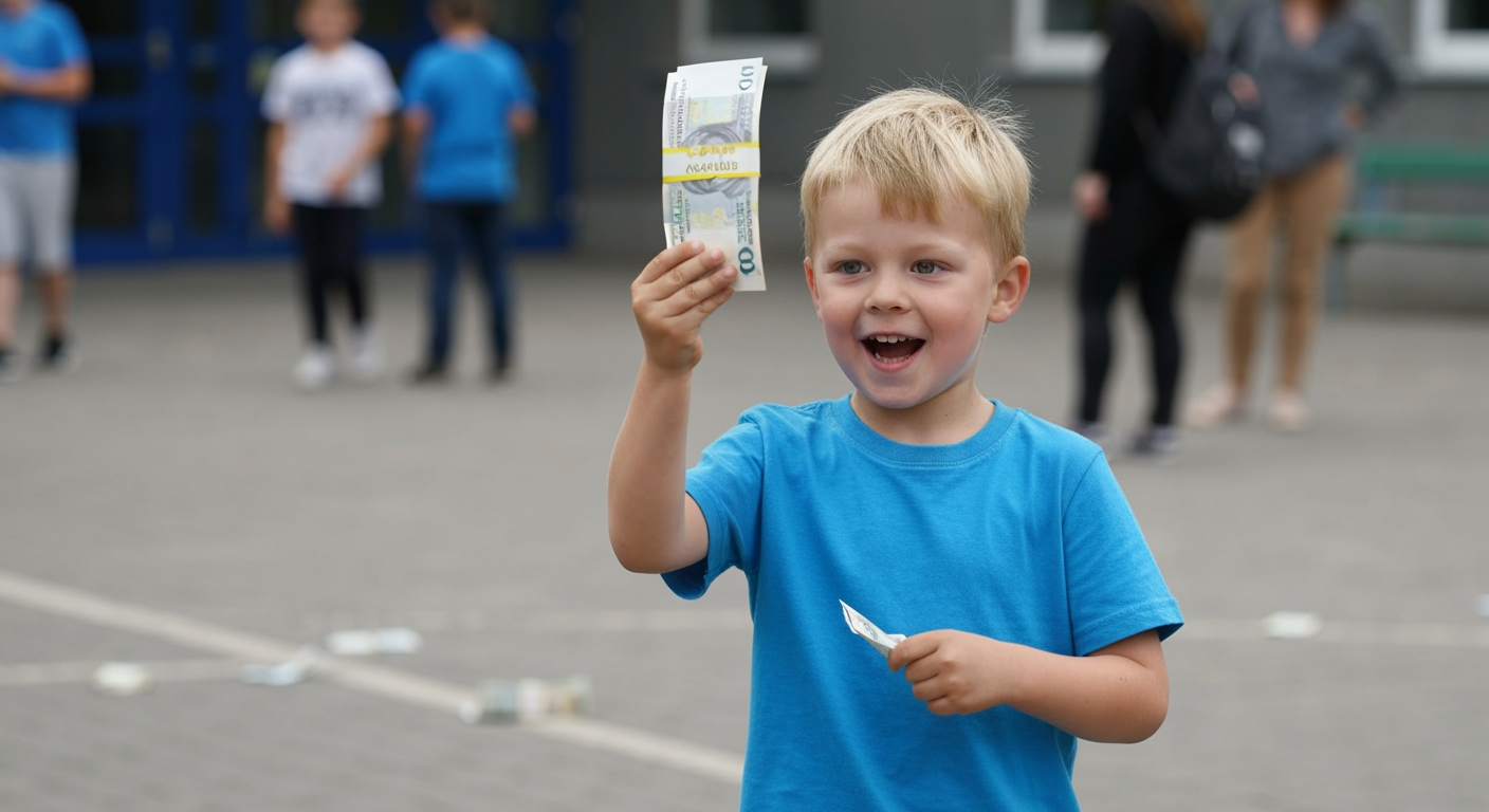 Seven-Year-Old's €5,000 Classroom Display Sparks Discussion on Child Financial Literacy