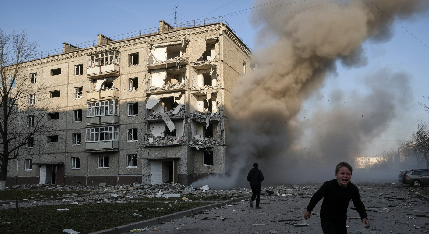 Deadly Russian Missile Strike Decimates Kharkiv Apartment Block, Claims Civilian Lives