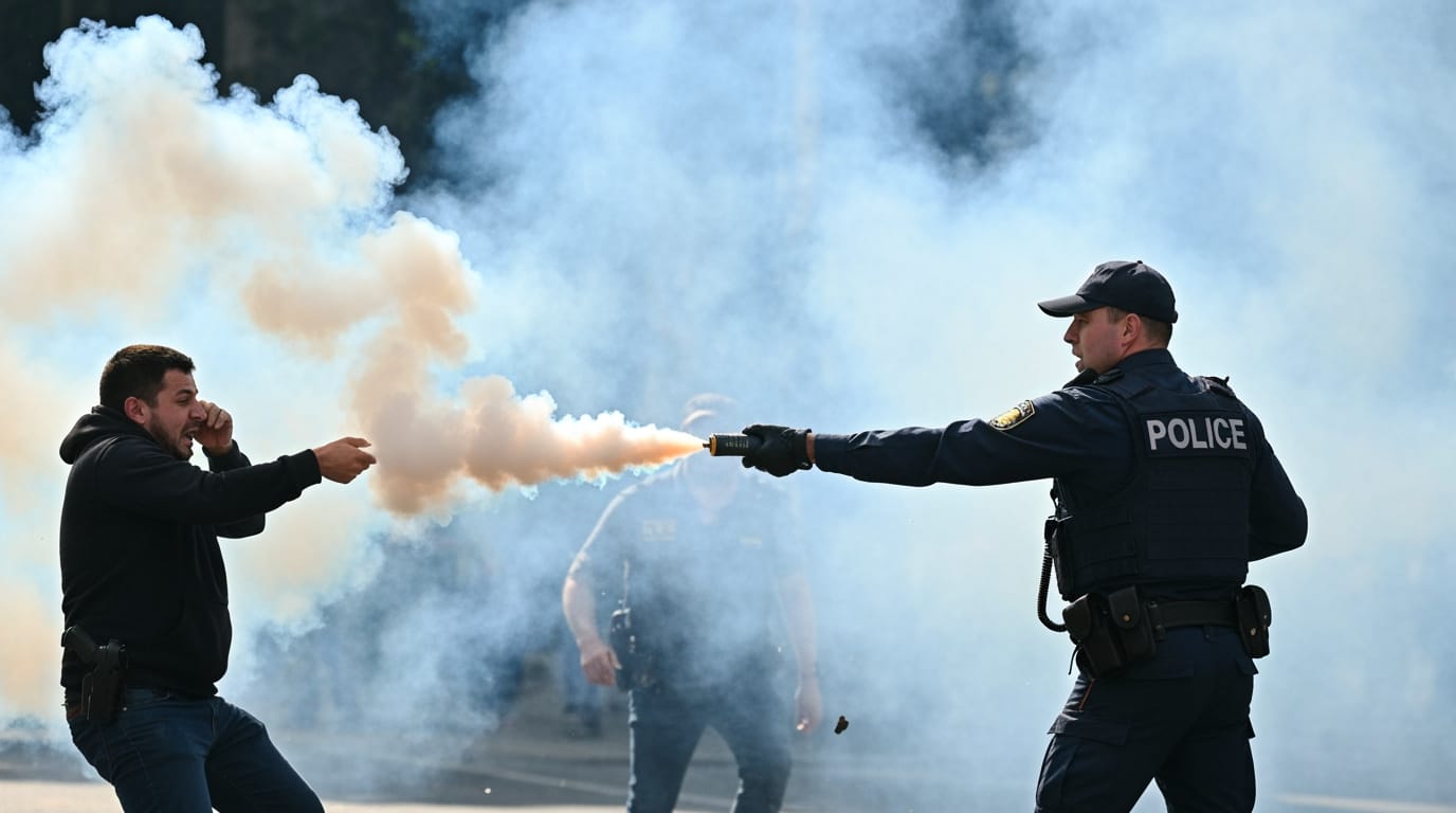 Swiss Police Deploy Tear Gas Against Anti-G7 Protesters Amid Violent Clashes in Geneva