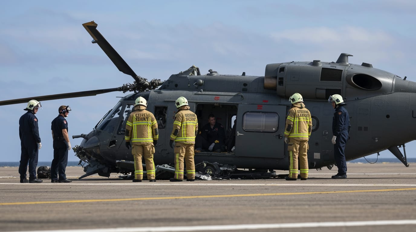 Tragic Royal Navy Helicopter Crash Claims Three Lives in Devon Training Exercise