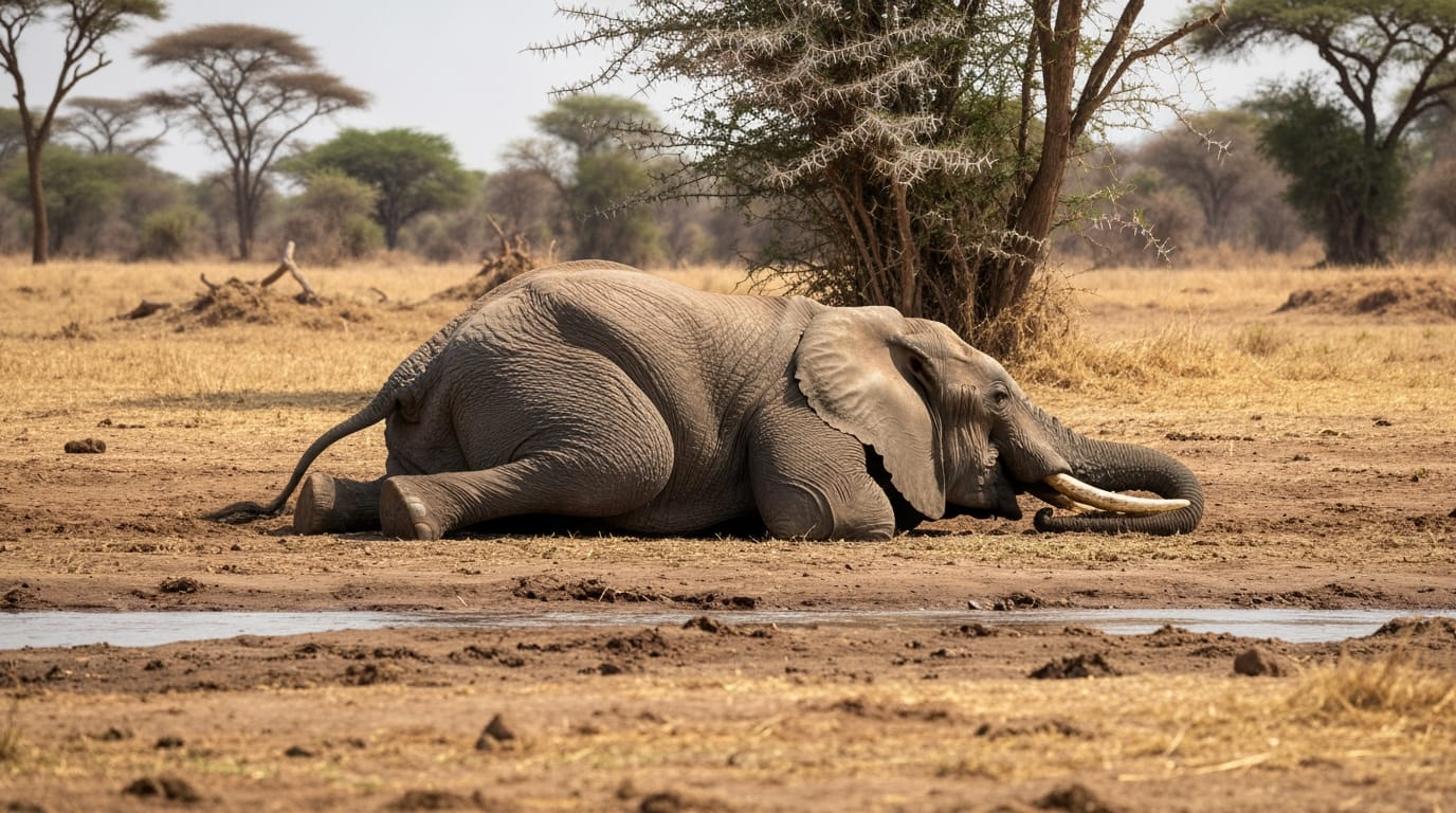 Cyanide Contamination Suspected in Mass Elephant Deaths Near Kenya's Amboseli
