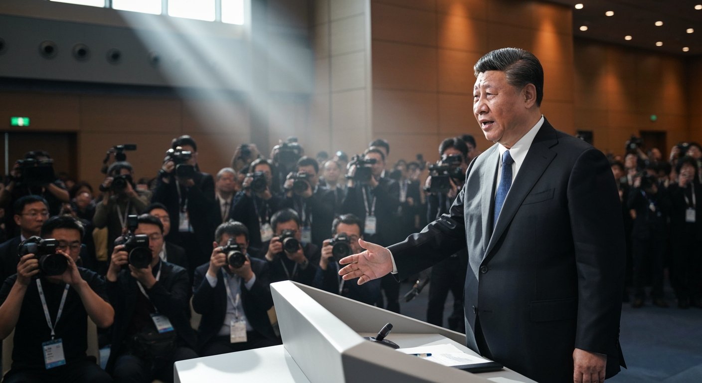 Xi Jinping Calls for Global AI Cooperation, Proposing New Governance Order at Shanghai Summit