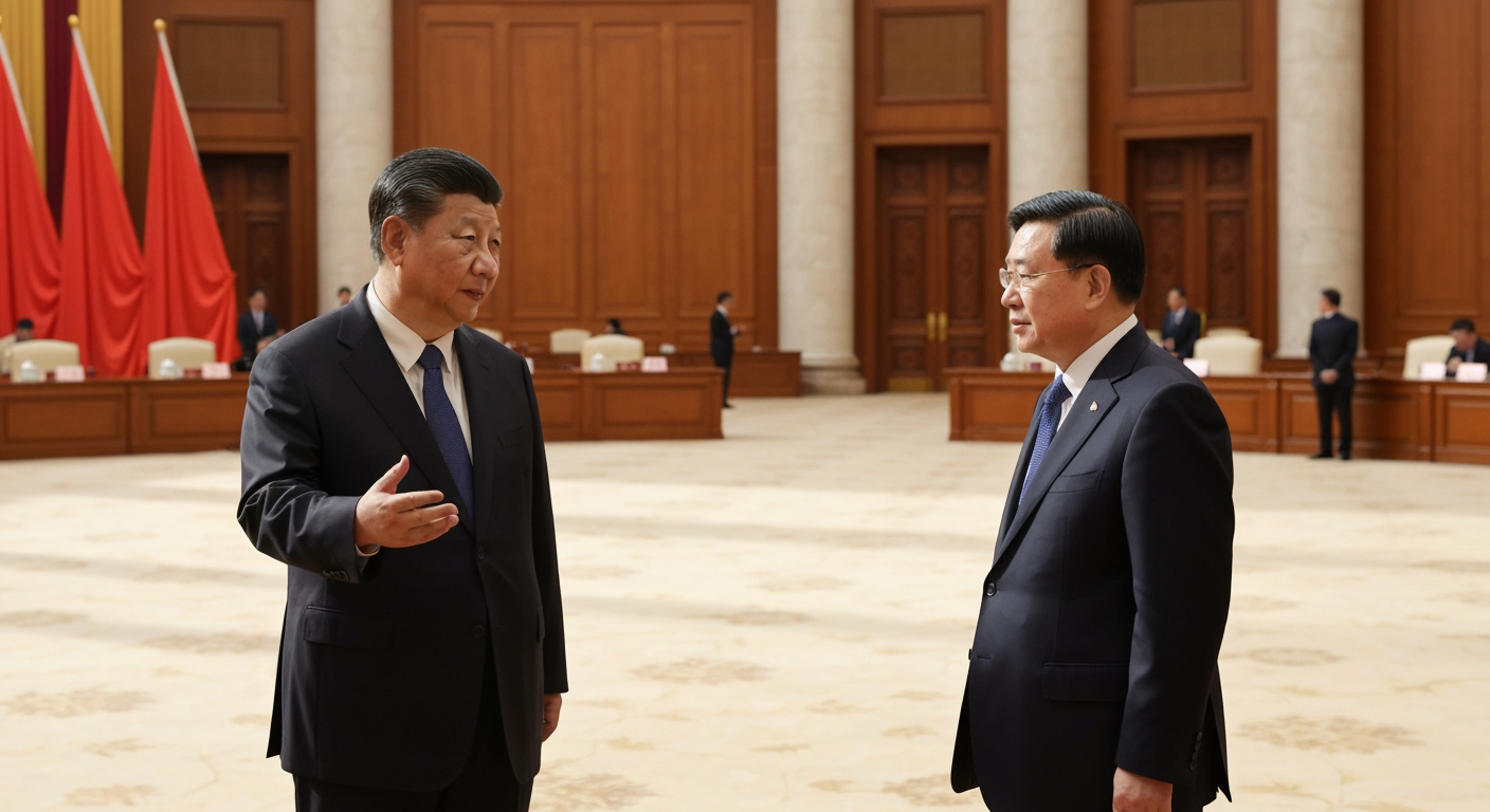 Beijing and Taipei Bridge a Decade of Silence as Xi Hosts Taiwan Opposition Leader