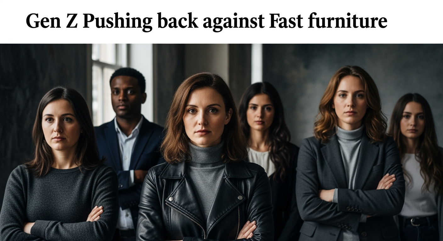 Generation Z Rejects 'Fast Furniture' in Favor of Sustainable, Authentic Living
