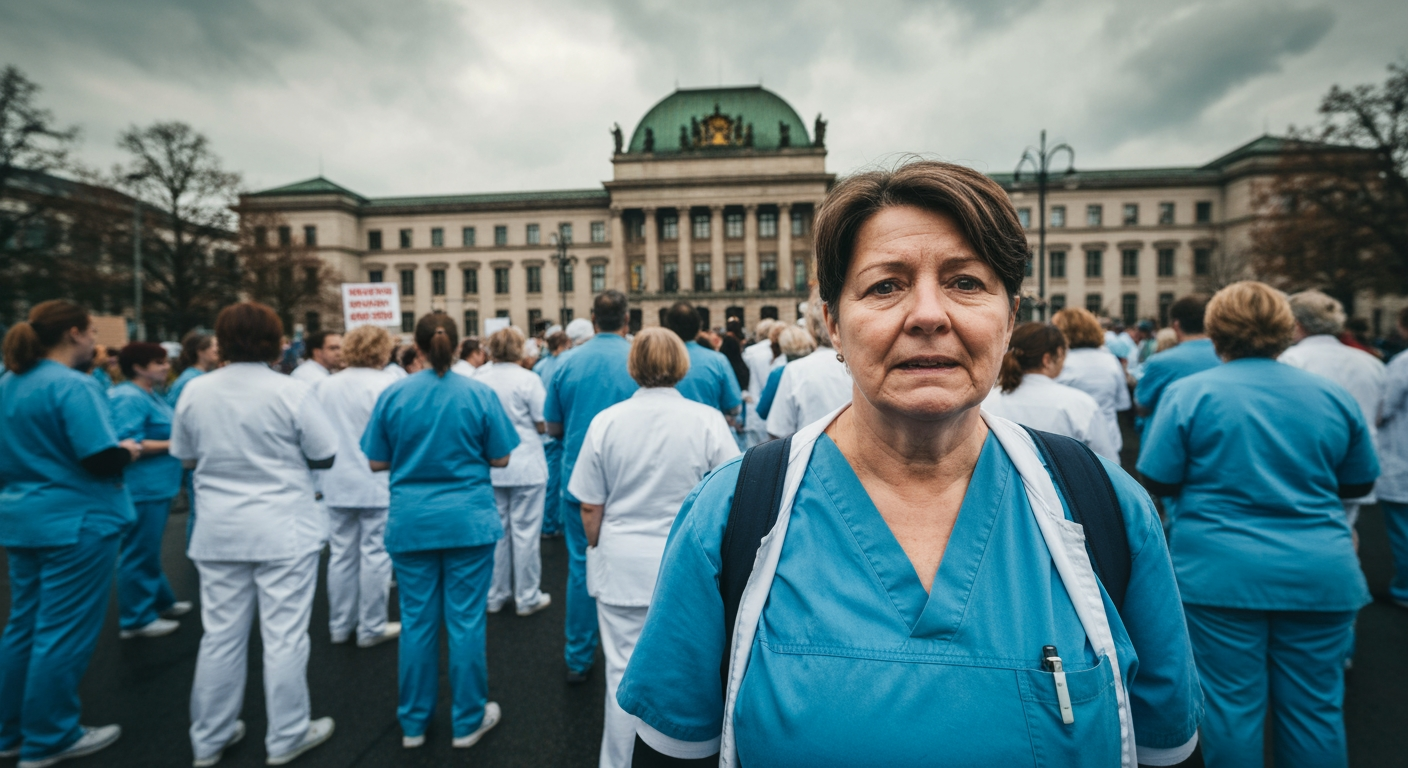 German Healthcare System on Edge as Staff Stage Widespread Protests Against Major Cuts