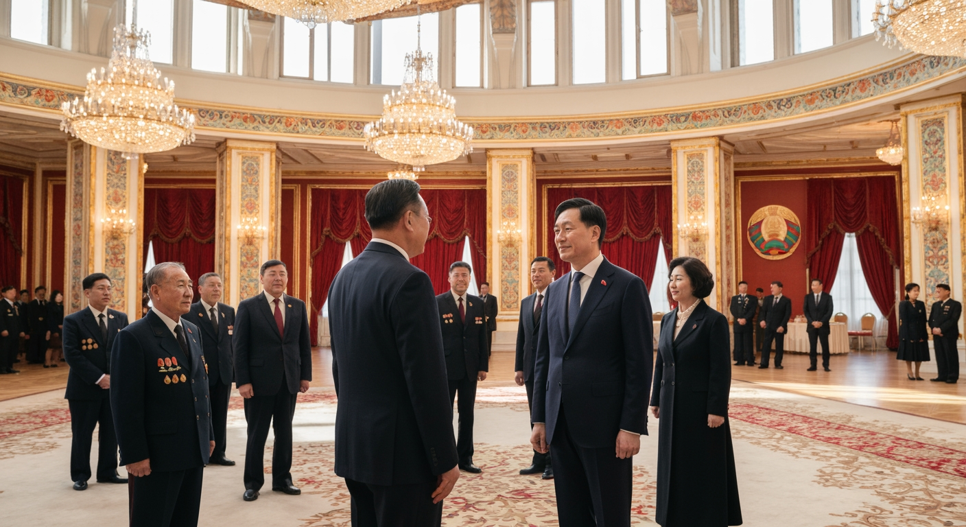 Pyongyang Rolls Out Red Carpet for Belarusian President, Solidifying Anti-Western Alliance
