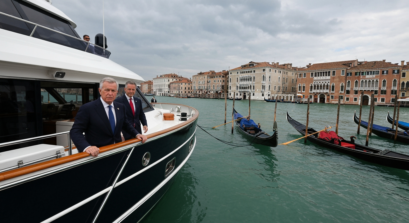 Billionaire US Envoy's Superyacht Sparks Fiery Protests in Venice