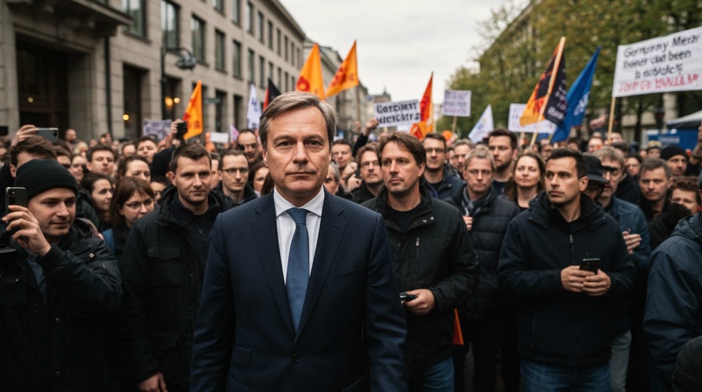 German Chancellor Merz Plunges to Historic Lows in Public Approval