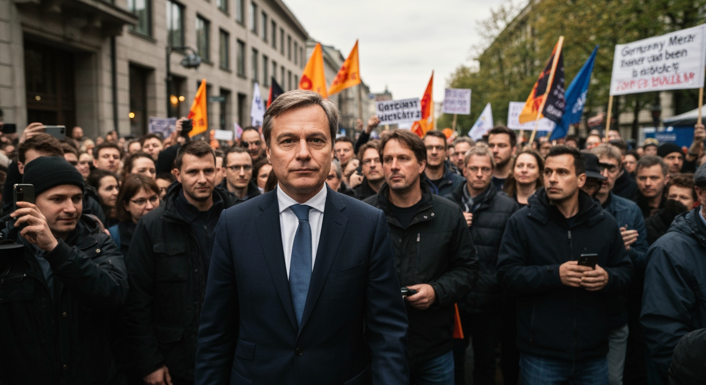 German Chancellor Merz Plunges to Historic Lows in Public Approval