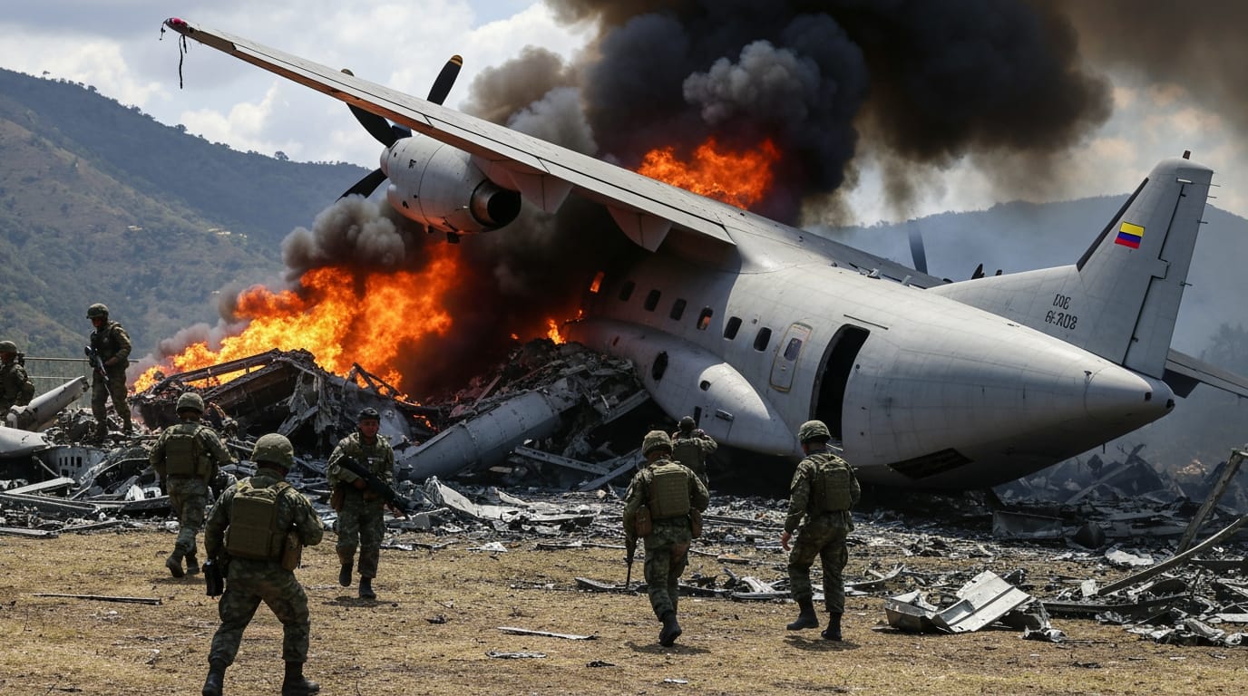 Colombian Military Plane Crash Claims 66 Lives in Amazon Region