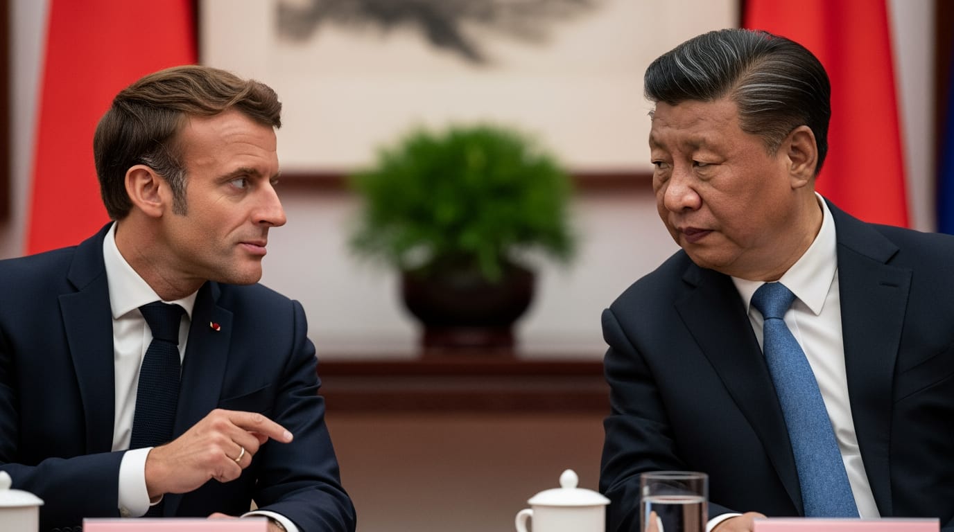 Macron Concludes China Visit Amid Complex Discussions on Ukraine and Trade Imbalance