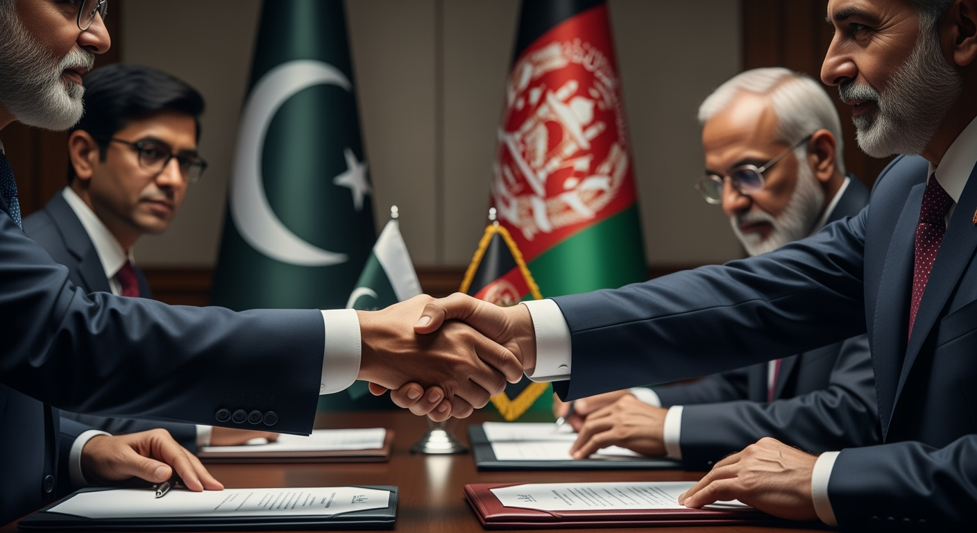 Pakistan and Afghanistan Announce Immediate Ceasefire Amidst Escalating Border Tensions
