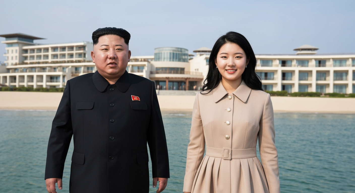 North Korea Unveils Luxury Mountain Resort, Kim Ju Ae Takes Center Stage
