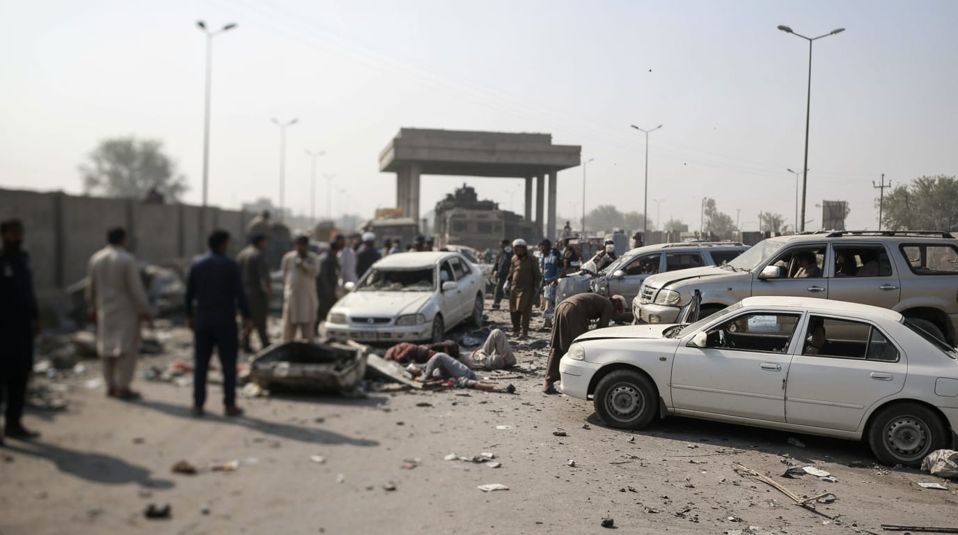 Deadly Car Bomb Rips Through Northwest Pakistan Checkpoint, Killing 12 Police Officers