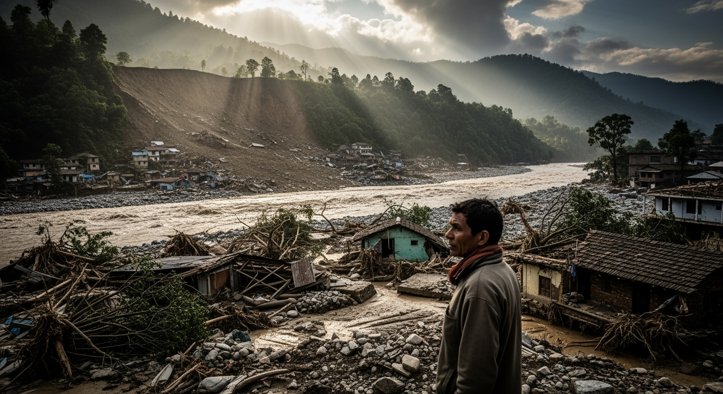 Nepal Grapples with Deadly Monsoon Fury as Landslides and Flash Floods Claim Dozens, Disrupt Nation