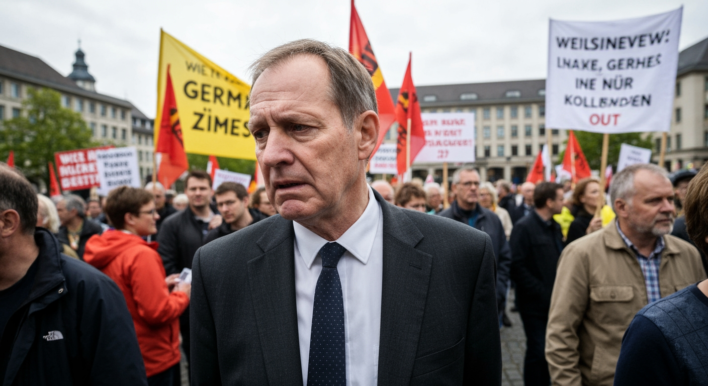 Germany's Conservative Coalition Grapples with Widespread Dissatisfaction in First Year