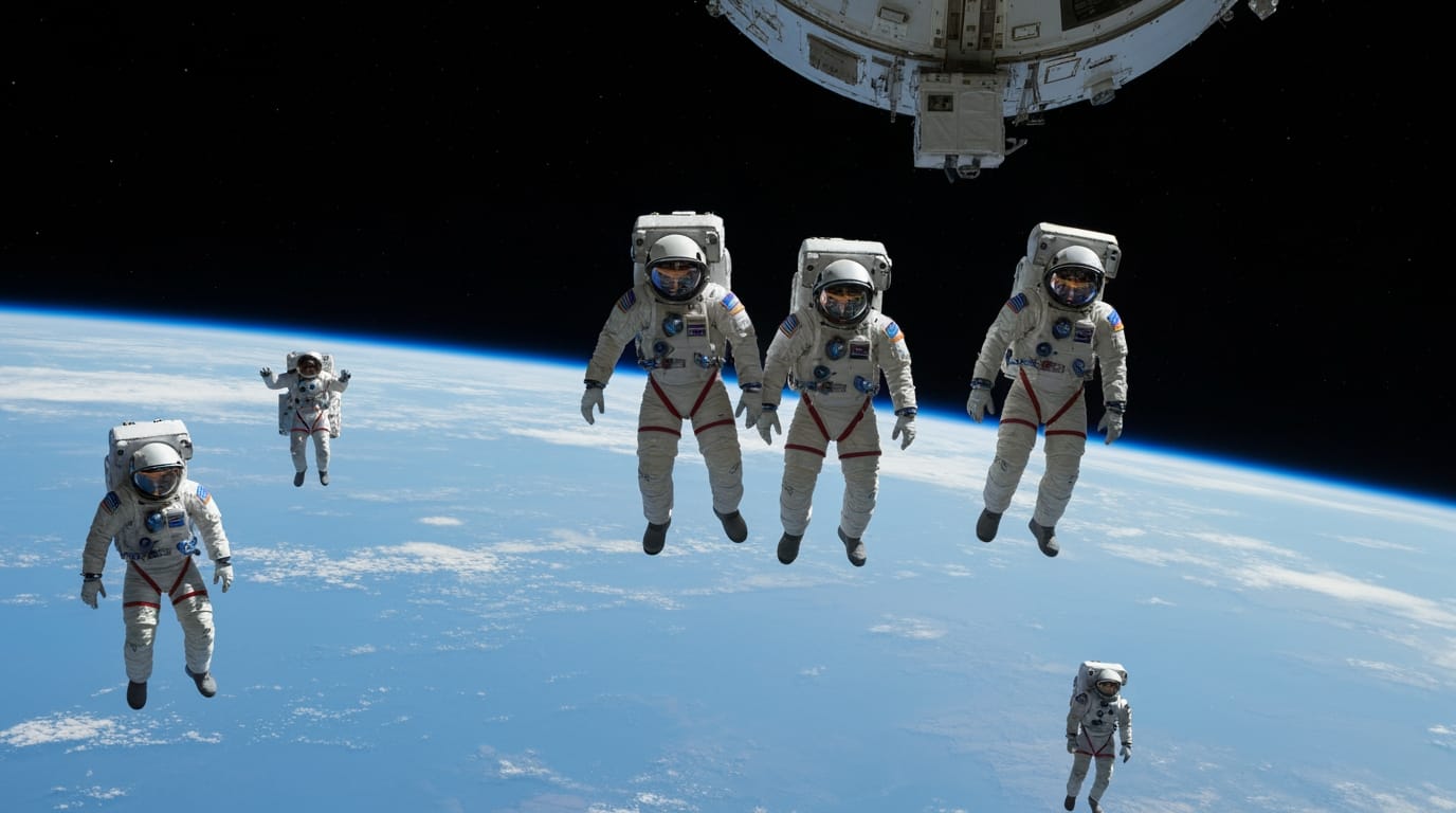 Four Astronauts Return to Earth in Historic ISS Medical Evacuation
