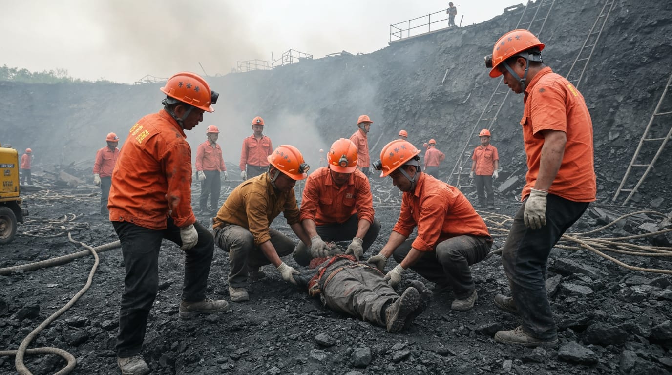 Tragic Coal Mine Blast in Northern China Claims Eight Lives, Dozens Remain Trapped