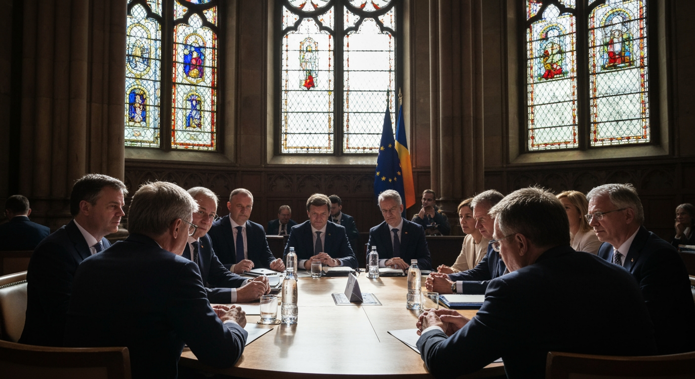 EU Leaders Grapple with Ukraine Financing Amid Mounting Urgency and Deep Divisions