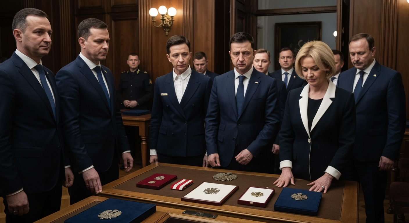 Historic Rift Widens as Ukrainian Officials Return Polish Honors After Zelenskyy Stripped of Award