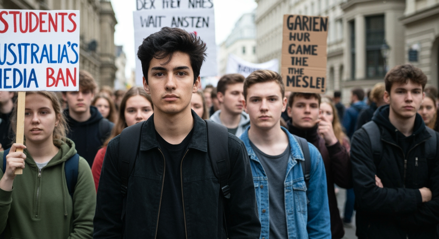 German Student Leaders Challenge Australia's Social Media Ban, Advocate for Digital Literacy