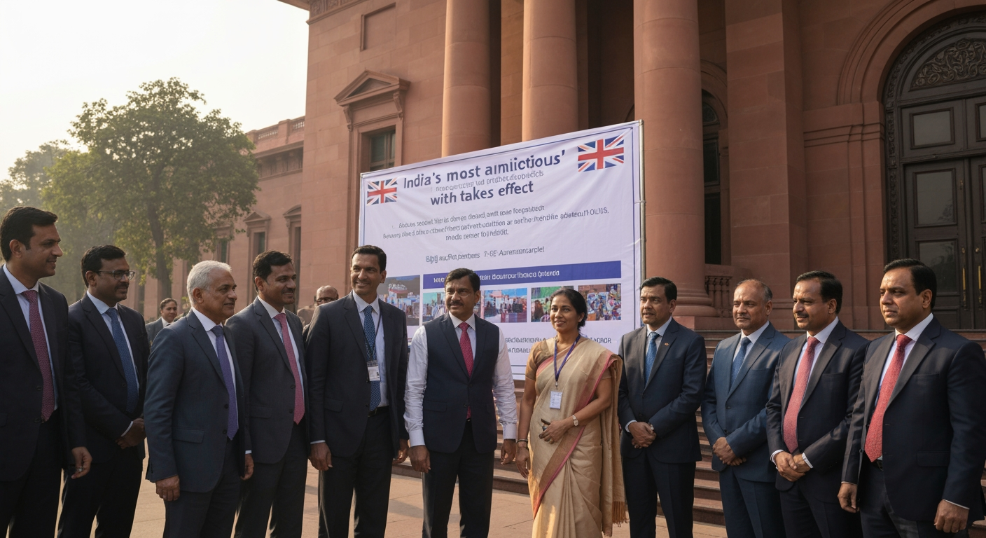 Landmark India-UK Trade Deal Unleashed: A New Era of Economic Partnership Begins