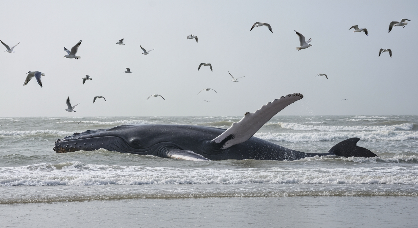 Humpback Whale's Epic Struggle for Survival Grips Germany's Baltic Coast