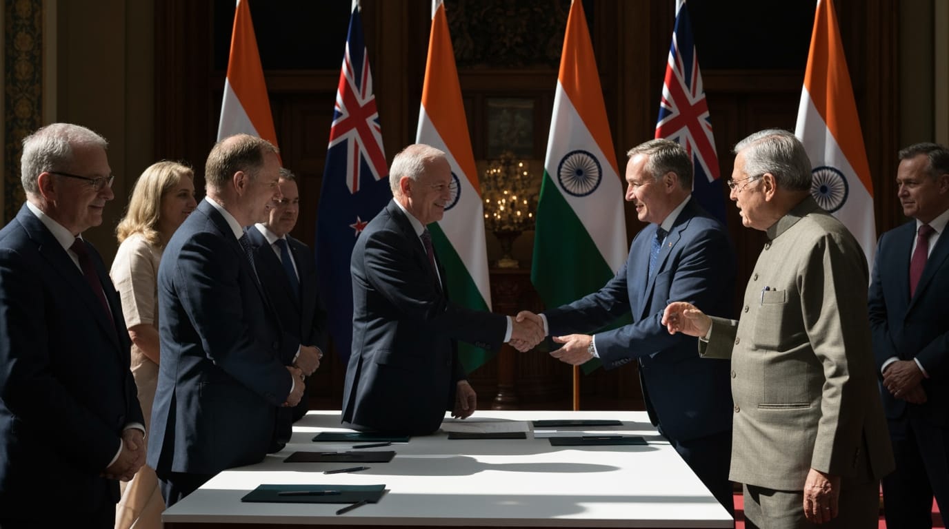 New Zealand and India Forge Landmark Free Trade and Investment Pact