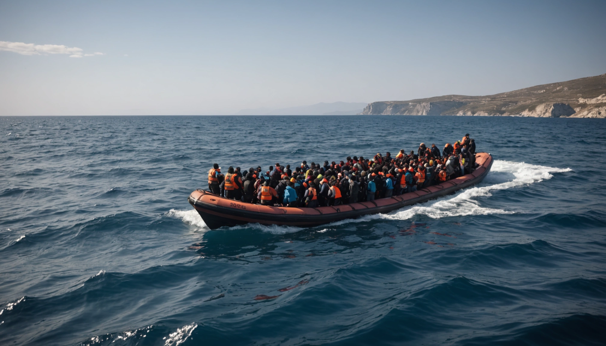 Migrant Boat Capsizes Near Lesbos, Killing Four