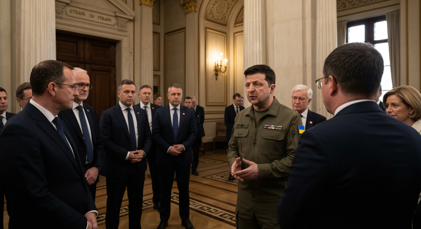 Zelenskyy Arrives in London for Critical Talks with European Leaders Amid Escalating Conflict