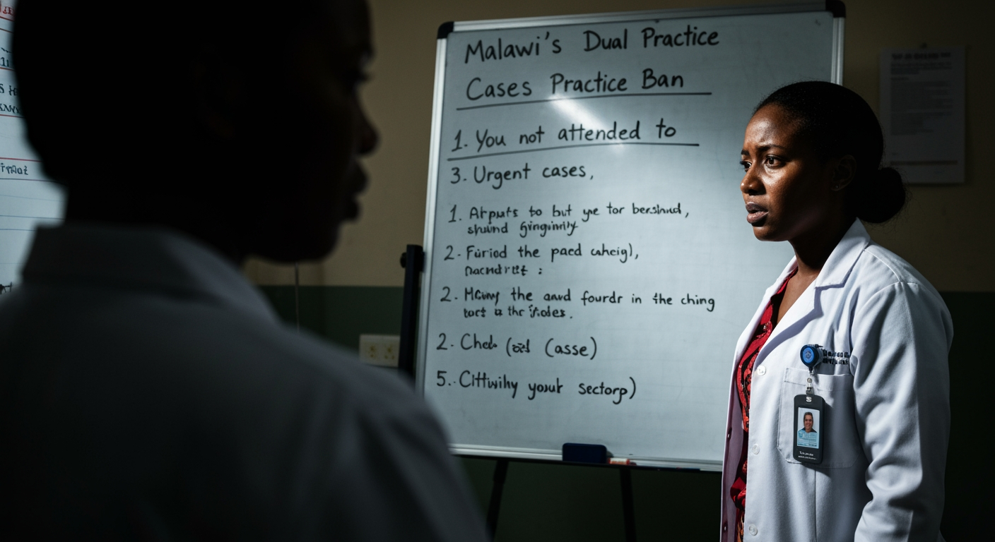Malawi's Dual Practice Ban Ignites Fiery Debate, Threatening Health Sector Stability