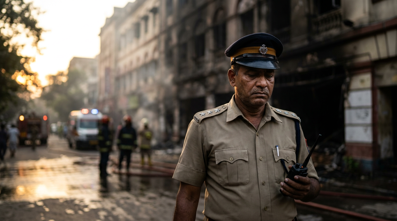 Deadly Blaze Engulfs Kolkata Hotel, Claiming Nine Lives