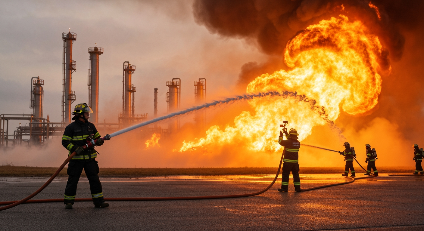 Massive Blaze Engulfs Major Australian Oil Refinery, Fuel Security Under Scrutiny